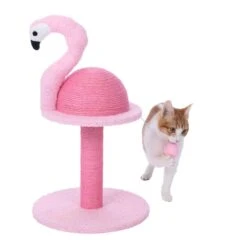 TIAKI Flamingo Scratching Tree Pink -Zoo Plus 561426 tiaki flamingo cat tree cat fg 9067 2