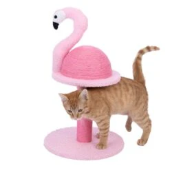 TIAKI Flamingo Scratching Tree Pink -Zoo Plus 561426 tiaki flamingo cat tree cat fg 9081 0