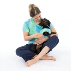 TIAKI Pet & Parent Tie-Dye Shirt Pet Parent T-shirt (Small) -Zoo Plus 562445 ocean size m fg 8832 5 2