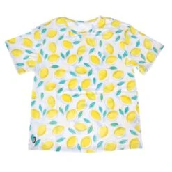 TIAKI Pet & Parent Pyjamas - Lemon Set: Large PJs For Dog Parents + 35cm (back Length) Dog Shirt -Zoo Plus 563608 lemon size m fg 8749 2