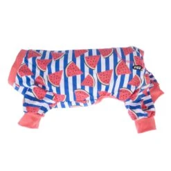 TIAKI Pet & Parent Pyjamas - Melon Pet Parent Pyjamas (Large) + Dog Shirt (45cm Back Length) -Zoo Plus 563613 melon size s 35cm fg 8667 1 4