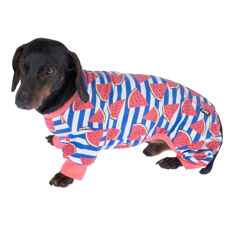 TIAKI Pet & Parent Pyjamas - Melon Pet Parent Pyjamas (Large) + Dog Shirt (35cm Back Length) 5 TIAKI Pet & Parent Pyjamas - Melon Pet Parent Pyjamas (Large) + Dog Shirt (35cm Back Length) - Image 5
