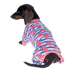 TIAKI Pet & Parent Pyjamas - Melon Pet Parent Pyjamas (Large) + Dog Shirt (45cm Back Length) -Zoo Plus 563613 melon size s 35cm fg 8681 2 4