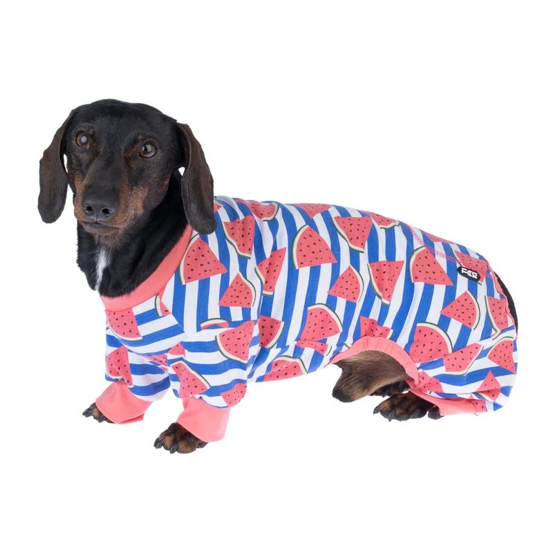 TIAKI Pet & Parent Pyjamas - Melon Pet Parent Pyjamas (Large) + Dog Shirt (35cm Back Length) 15 TIAKI Pet & Parent Pyjamas - Melon Pet Parent Pyjamas (Large) + Dog Shirt (35cm Back Length) - Image 15