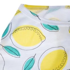 TIAKI Pet & Parent Pyjamas - Lemon Set: Medium PJs For Dog Parents + 40cm (back Length) Dog Shirt -Zoo Plus 563616 lemon size m 40cm fg 8725 0 2