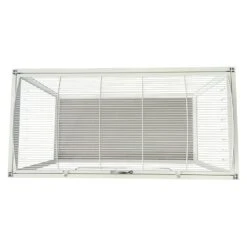 TIAKI Hamster Enclosure – White 96 X 47 X 62cm (L X W X H) -Zoo Plus 571402 tiaki hs 03 9