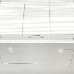 TIAKI Hamster Enclosure – White 96 X 47 X 62cm (L X W X H) -Zoo Plus 571402 tiaki hs 04 2