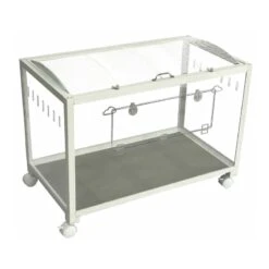 TIAKI Hamster Enclosure – White 96 X 47 X 62cm (L X W X H) -Zoo Plus 571597 pla tiaki hamster lebensraum 2 3