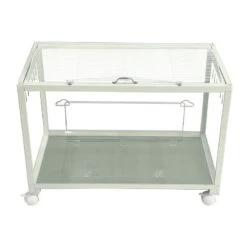 TIAKI Hamster Enclosure – White 79 X 44 X 60cm (L X W X H) -Zoo Plus 571597 tiaki hamster lebensraum closed 4 1