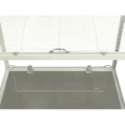 TIAKI Hamster Enclosure – White 79 X 44 X 60cm (L X W X H) -Zoo Plus 571597 tiaki hamster lebensraum closeup 9 1