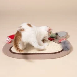TIAKI Pawprint Interactive Mat For Cats 1 Mat 22 TIAKI Pawprint Interactive Mat For Cats 1 Mat -Zoo Plus 586398 tiaki footprint cat interactive mat cat fg 2646 3