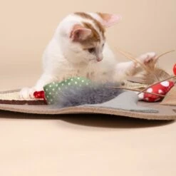 TIAKI Pawprint Interactive Mat For Cats 1 Mat 23 TIAKI Pawprint Interactive Mat For Cats 1 Mat -Zoo Plus 586398 tiaki footprint cat interactive mat cat fg 2663 0