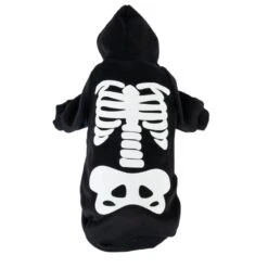 TIAKI Glow-in-the-Dark Skeleton Hoodie Size L: Approx. 40cm Back Length 22 TIAKI Glow-in-the-Dark Skeleton Hoodie Size L: Approx. 40cm Back Length -Zoo Plus 593096 tiaki skeleton hoodie glow in the dark s fg 9496 7