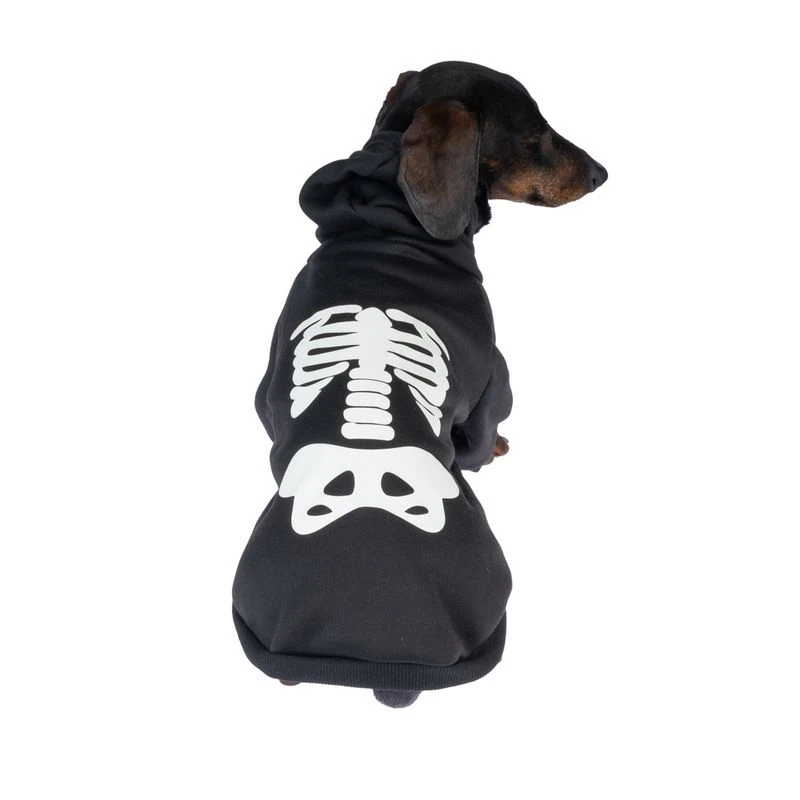 TIAKI Glow-in-the-Dark Skeleton Hoodie Size L: Approx. 40cm Back Length 1 TIAKI Glow-in-the-Dark Skeleton Hoodie Size L: Approx. 40cm Back Length