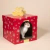 TIAKI Red Gift Box Scratching Furniture 37.5 X 37.5 X 50 Cm (L X W X H)