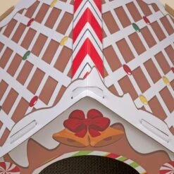 TIAKI Gingerbread House For Cats 37 X 36 X 40.5 Cm (L X W X H) -Zoo Plus 596107 tiaki gingerbread house fg 0118 4