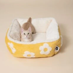 TIAKI Flower Dog Bed Round: Approx. Diameter 51 X (H) 18 Cm 16 TIAKI Flower Dog Bed Round: Approx. Diameter 51 X (H) 18 Cm -Zoo Plus 596798 hundebett flower cat fg 0231 6