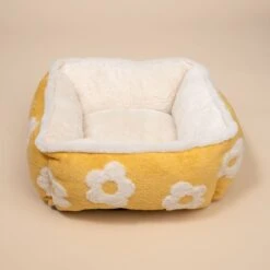 TIAKI Flower Dog Bed Square: Approx. 47 X 47 X 21 Cm (L X W X H)