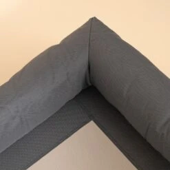 TIAKI Sun Dog Lounger Light Grey/ Dark Grey, Size L: 91 X 76 X 18cm (L X W X H) -Zoo Plus 604496 tiaki sun sofa grey l fg 3978 1