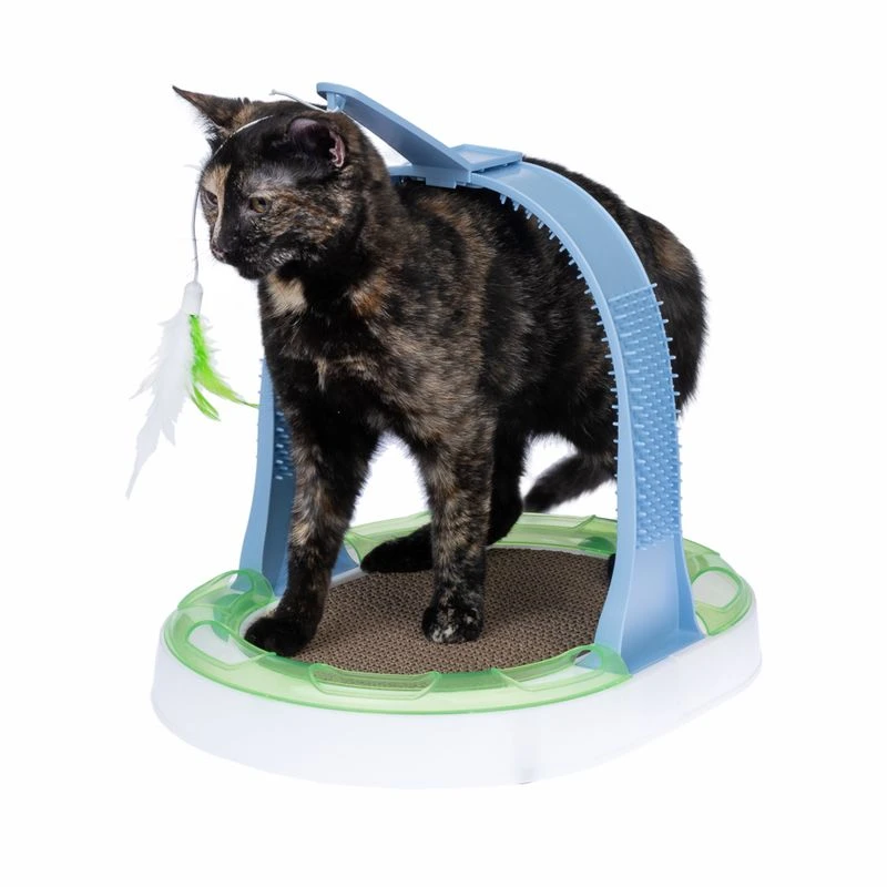 TIAKI Interactive 3-in-1 Cat Scratcher Toy 40 X 30 X 31.5 Cm (L X W X H) 3 TIAKI Interactive 3-in-1 Cat Scratcher Toy 40 X 30 X 31.5 Cm (L X W X H) - Image 3