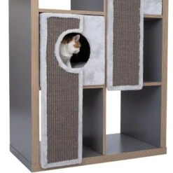 TIAKI Ivy Cuddle Bed For Shelves Grey -Zoo Plus ivy und wallie cats fg 5400 0