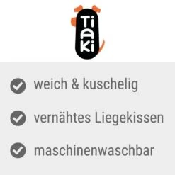 TIAKI Dog Bed Throne Ø 65 X H 24 Cm -Zoo Plus tiaki hundebett throne 2