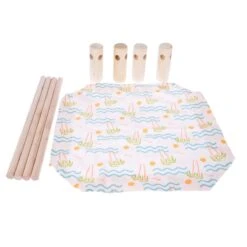 TIAKI Island Life Cat Bed 50 X 50 X 13 Cm (L X W X H) -Zoo Plus tiaki island cat bed fg 0762 8