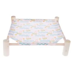 TIAKI Island Life Cat Bed 50 X 50 X 13 Cm (L X W X H) -Zoo Plus tiaki island cat bed fg 0764 8