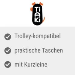 TIAKI Premium Carrying Bag Camello L 44.5 X W 28 X H 25.5 Cm -Zoo Plus tiaki premium tragetasche camello usps 0