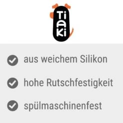 TIAKI Silicone Bowl Mat Green Rhombus L 50 X W 25 Cm -Zoo Plus tiaki silikon napfunterlage gr ne raute usps 4